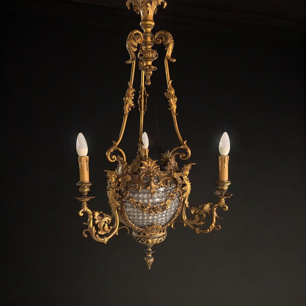 1900’ler Başı Fransız Rokoko Avize