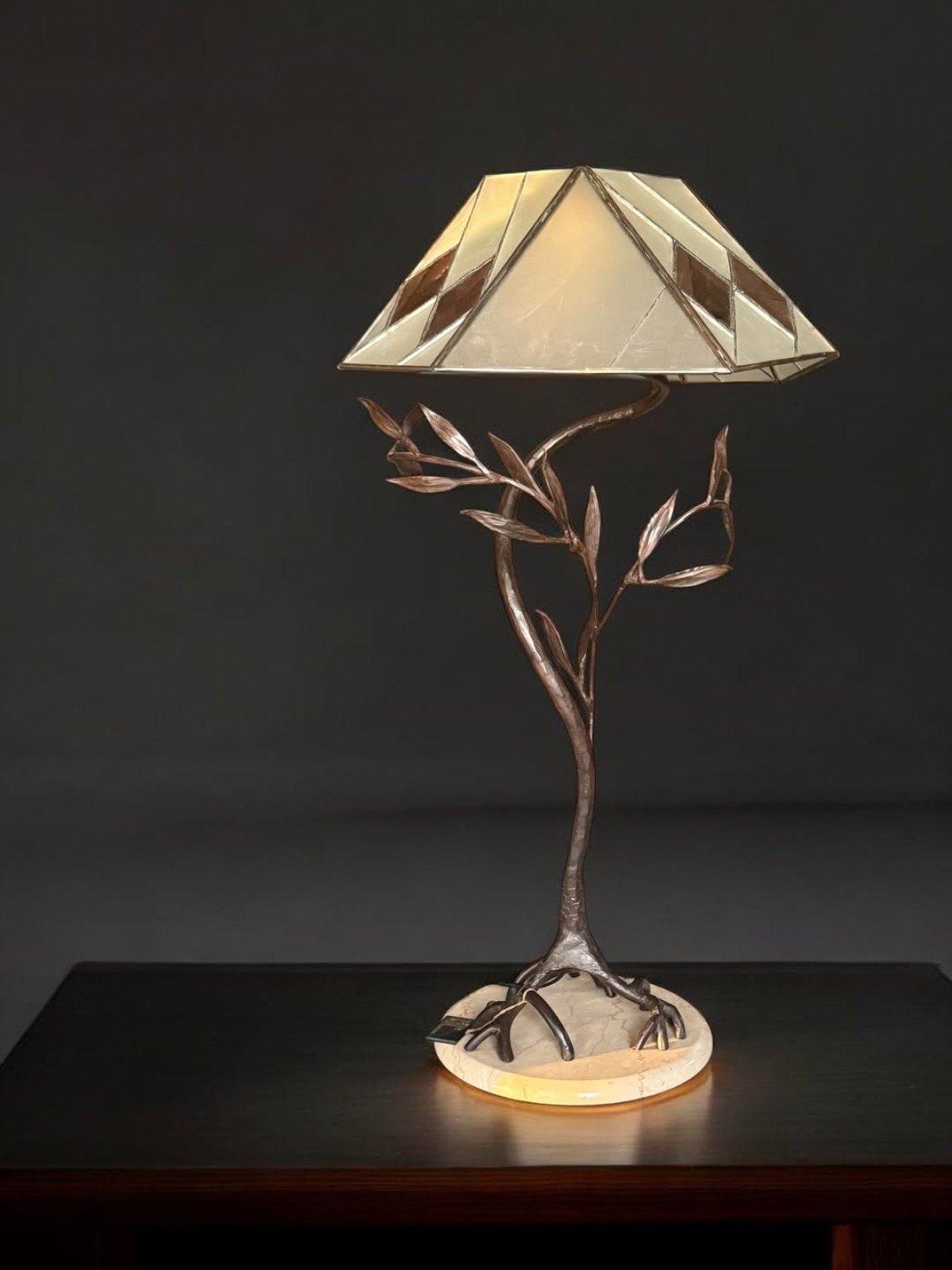 Jacques Duval-Brasseur Tasarımı Fransız Abajur (1970’ler)