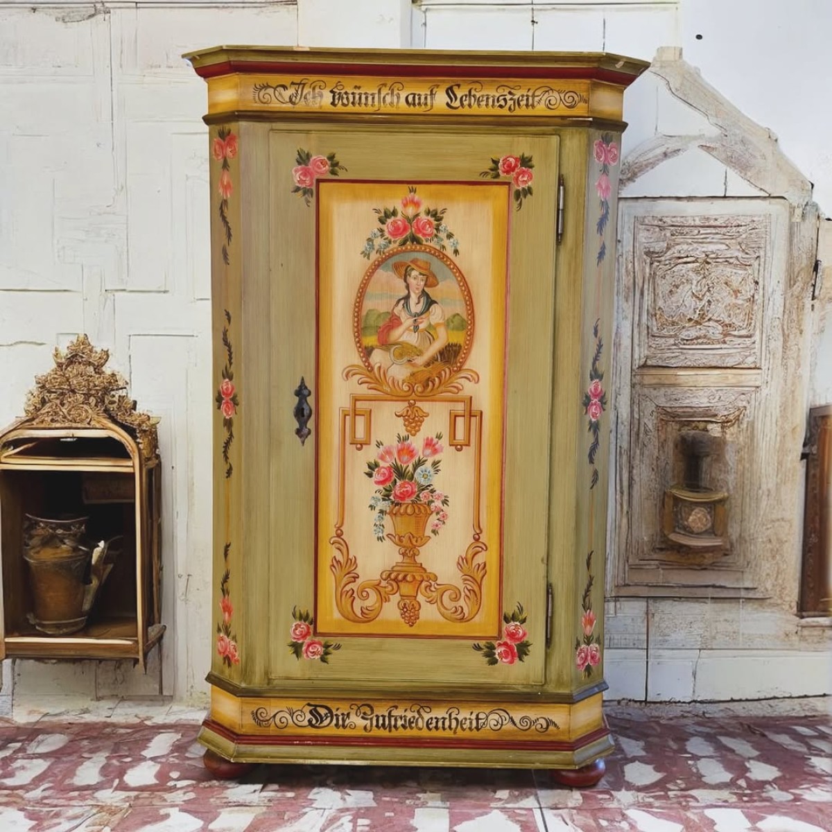 Alman Reimann Bauernschrank Çiftlik Dolabı