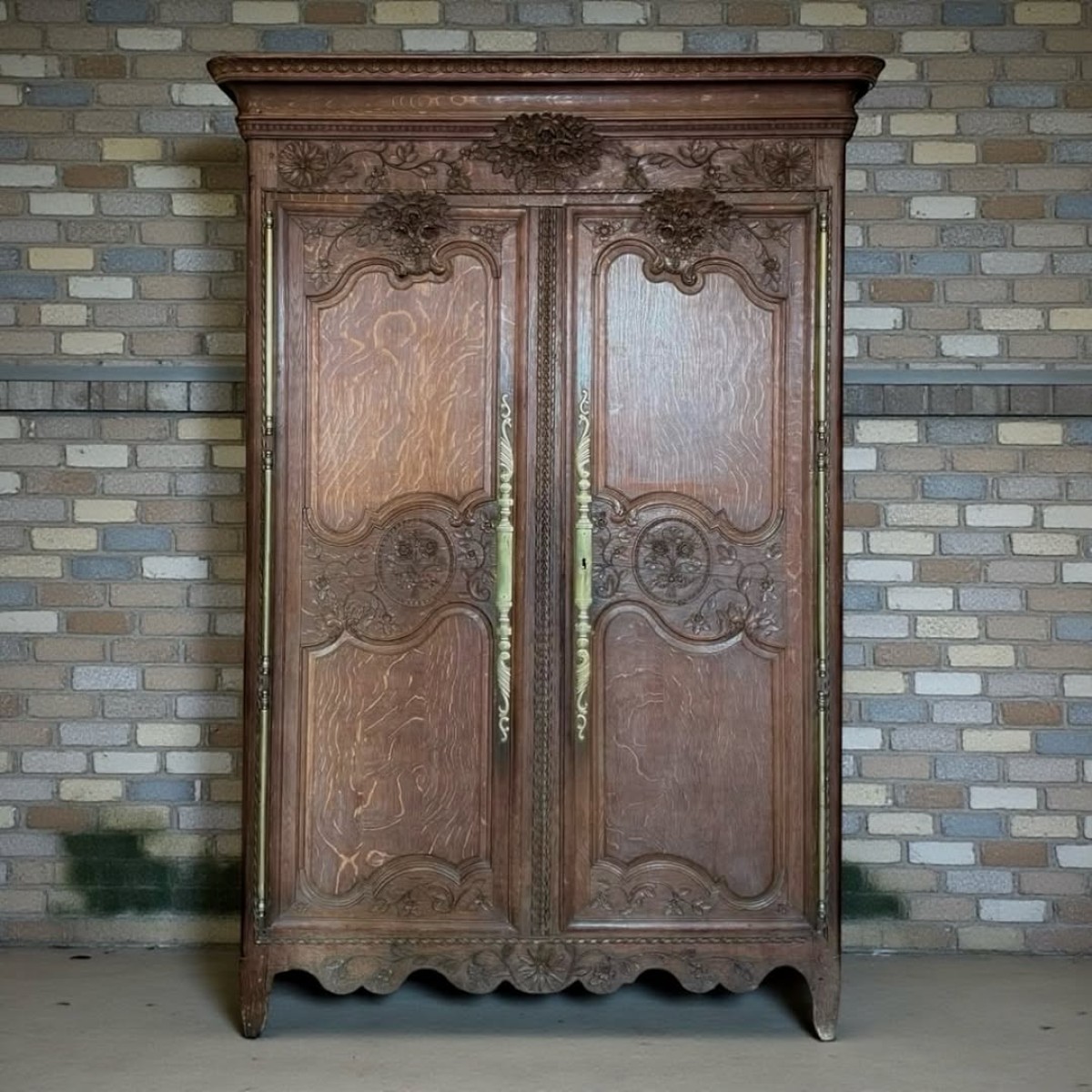 18. Yüzyıl Sonu Fransız Antika Gardırop / Dolap