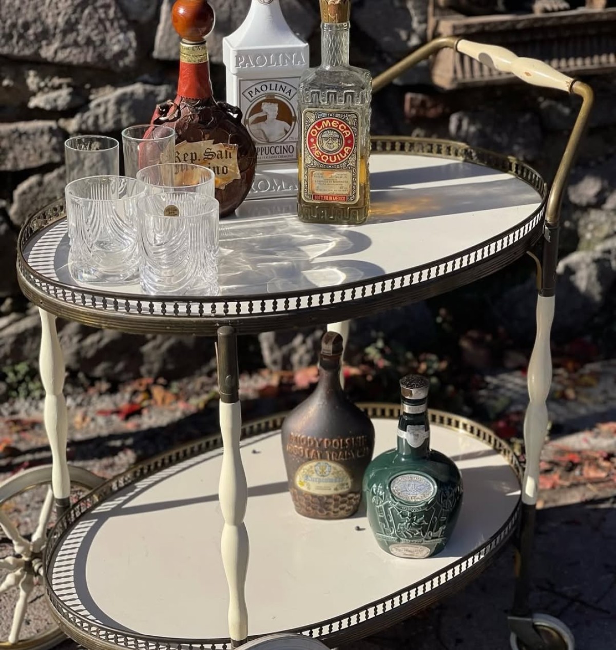 1950'ler Fransız, Neoklasik servis arabası...